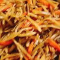 りーとぽん's cooksnap of when they made 黄金比率の調味料で簡単きんぴらごぼう.