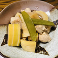 朝はカフェオレ's cooksnap of when they made 筍と鶏の煮物.