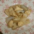 白いぐれーぷ's cooksnap of when they made レンコンと鶏ササミの超簡単煮物♪.