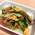クックMLS2S3☆'s cooksnap of when they made こまつな～でチャンプル！！.