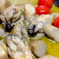 クックZ2YAQW☆'s cooksnap of when they made 簡単！土鍋DE牡蠣とゴボウのアヒージョ♪.