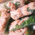 GWkwk's cooksnap of when they made お肉も食べたい!!海老とささみの生春巻き.
