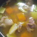 448's cooksnap of when they made 根菜ころころ和風コンソメスープ。.