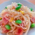 ☆３匹の子ぶた☆'s cooksnap of when they made これは悪魔な☆チーズ焼きうどん.
