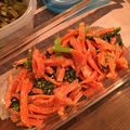 laladui's cooksnap of when they made 簡単♪人参と小松菜の白だし胡麻和え.
