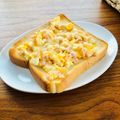 ねっちゃんっ's cooksnap of when they made 朝食のトースト。たまごマヨonチーズ.