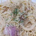 ﾋﾟﾛﾐ♡'s cooksnap of when they made 安く手軽に本格濃厚カルボナーラ*･.