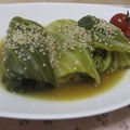 wmoon1219's cooksnap of when they made 鶏ときのこのロールキャベツ.