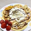 ぉふぉふ's cooksnap of when they made エッグスンシングス風♪究極のパンケーキ.