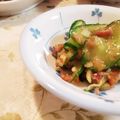 fu♪♪'s cooksnap of when they made きゅうりと茗荷としその梅和え.