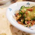 fu♪♪'s cooksnap of when they made きゅうりと茗荷としその梅和え.