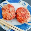 aochan☆'s cooksnap of when they made むね肉の★クリーミ～メンチカツ.
