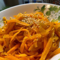 Elmohana's cooksnap of when they made 1本ペロリ☆にんじんのペペロンチーノ☆.