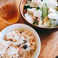 ささなお's cooksnap of when they made 鮭ときのこの炊き込みごはん.