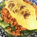 YUKIKI☆'s cooksnap of when they made 納豆とチーズのオムライス♡.