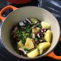 クックあこ's cooksnap of when they made STAUBで油少！じゃが&たこアヒージョ.
