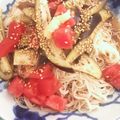seacomet's cooksnap of when they made 煮びたし茄子とトマトの爽やかそうめん.