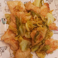 蜜茄子's cooksnap of when they made 鶏むねとキャベツのさっぱりレモン炒め*･.