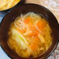 ＊＊もっさん＊＊'s cooksnap of when they made ほっこり栄養♡切り干し大根のお味噌汁。.