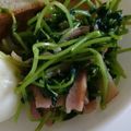 かなげっちょ's cooksnap of when they made 豆苗ベーコンのキューピーマヨ炒め.