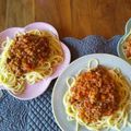 Te＆Yu's cooksnap of when they made トマト缶でミートソース ドリアにも♪.
