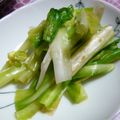 ＴＯＭＯＷＡＴ's cooksnap of when they made うるいの山葵和え.