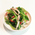 ちびまる！'s cooksnap of when they made ☺レンジで簡単♪かにかまと三つ葉の和え物.