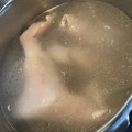 ふわニャンコ　's cooksnap of when they made ぶたんかわ　(豚の皮)　下処理方法.