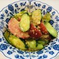 zuwanko♪'s cooksnap of when they made キュウリとトマトのごま酢味噌和え.