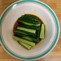 AquaSunny's cooksnap of when they made ラー油でピリ辛☆きゅうりの甘酢漬け.