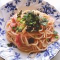 クックW76QON☆'s cooksnap of when they made 辛子明太子スパゲティ♪.