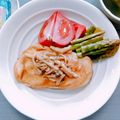 むにゅむにゅさん's cooksnap of when they made 糖質制限！！ガッツリ鶏バターステーキ♡.