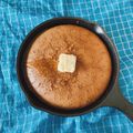 sakusakuri's cooksnap of when they made スキレットでぐりとぐら風カステラ.