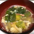 lizi1972's cooksnap of when they made ★チンゲン菜とカニカマの簡単スープ★.