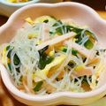 ニナw's cooksnap of when they made 給食の思い出☆春雨サラダ＊おかわり＊.