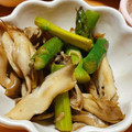 ニナw's cooksnap of when they made アスパラときのこのバター炒め.