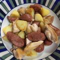 santomo☆'s cooksnap of when they made お弁当に◎ウインナーとポテトのハーブ焼き.