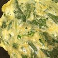 lucea's cooksnap of when they made セロリの葉っぱのオムレツ.