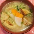 クックV6C8HU☆'s cooksnap of when they made ＊焼きいわし団子の味噌汁＊.