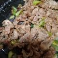 オデッタ's cooksnap of when they made 牛肉と白ネギのオイスターソース炒め.