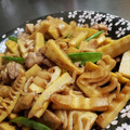 坊りーママ's cooksnap of when they made たけのこと鶏肉のウスターソース炒め.