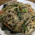 クックU01KJO☆'s cooksnap of when they made 豚肉とれんこん・小松菜の和風炒め.