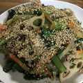 クックU01KJO☆'s cooksnap of when they made 豚肉とれんこん・小松菜の和風炒め.