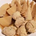 あっぷるはにー's cooksnap of when they made 春の味 筍と鶏ミンチの煮物.