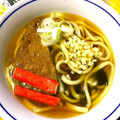 夕飯は６時です's cooksnap of when they made 【簡単】きつねうどんの『おあげさん』.
