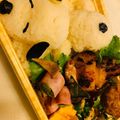 のりっちょ☆1976's cooksnap of when they made ごろ～ん。スヌーピー　キャラ弁.