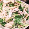 冷凍みかんしろっぷ's cooksnap of when they made 簡単♪鯖缶＆水菜・新玉混ぜ混ぜサラダ.