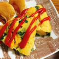 あさぎ＊tomo's cooksnap of when they made トマトとほうれん草のスペイン風オムレツ.
