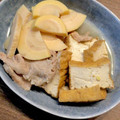 料理に目覚めた高校生's cooksnap of when they made 簡単♡筍と豚こま肉、厚揚げの麺つゆ煮.