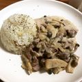 k_h_h_papa's cooksnap of when they made 炊飯器で簡単 ガーリックライス.